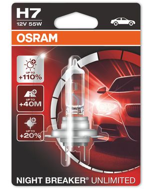 OSRAM Night Breaker Unlimited H7 64210NBU-01B