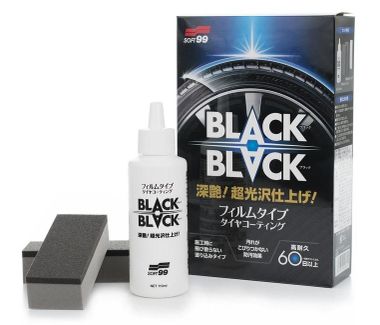 SOFT99 Black Black Keramická ochrana pneumatík